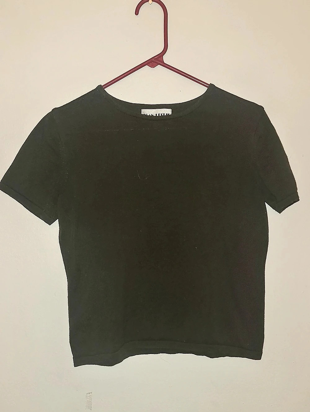 Joan Leslie Short Sleeve Tee in Green Size Small
